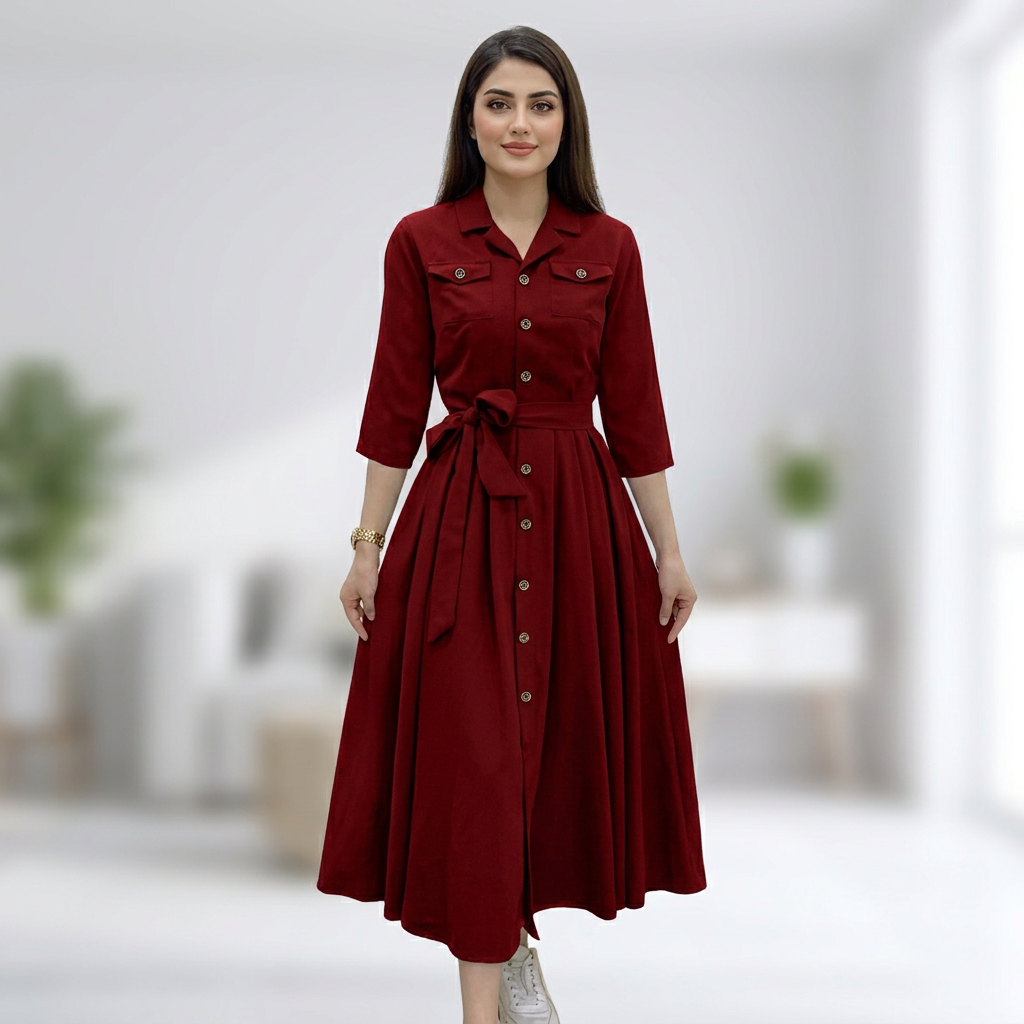 Kishmish Flap Frock for girls and Women